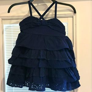 Girl's navy blue top